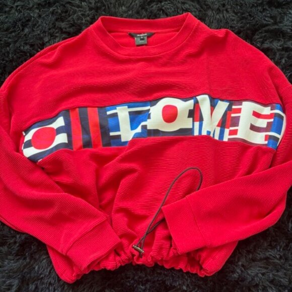 Desigual LOVE Rib Olympia Sweater NWOT - Picture 6 of 8